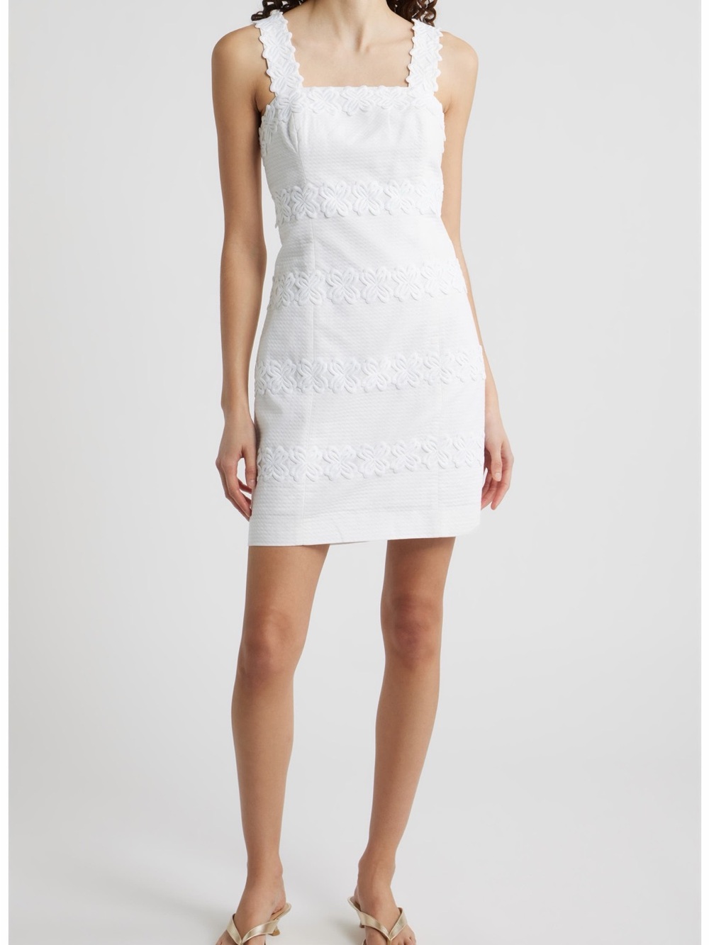 Lilly Pulitzer White Davis sleeveless Mini Dress